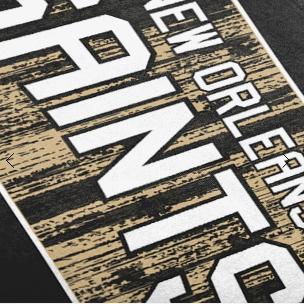 Foco New Orleans Saints NFL Big Logo Beach Towel 60x30 NWT New